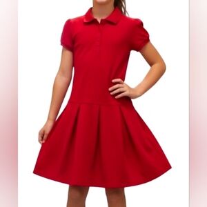 NWT Cat & Jack Red School Uniform Dress XXL 16/18
